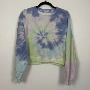 Electric & Rose Anthropologie Tie Dye Crew Neck Pullover Sweater Small